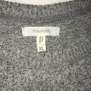 Maurices Tops - Women’s XL Maurices Gray Sweater Tunic Maurices Tops - Women’s XL Maurices Gray Sweater Tunic
